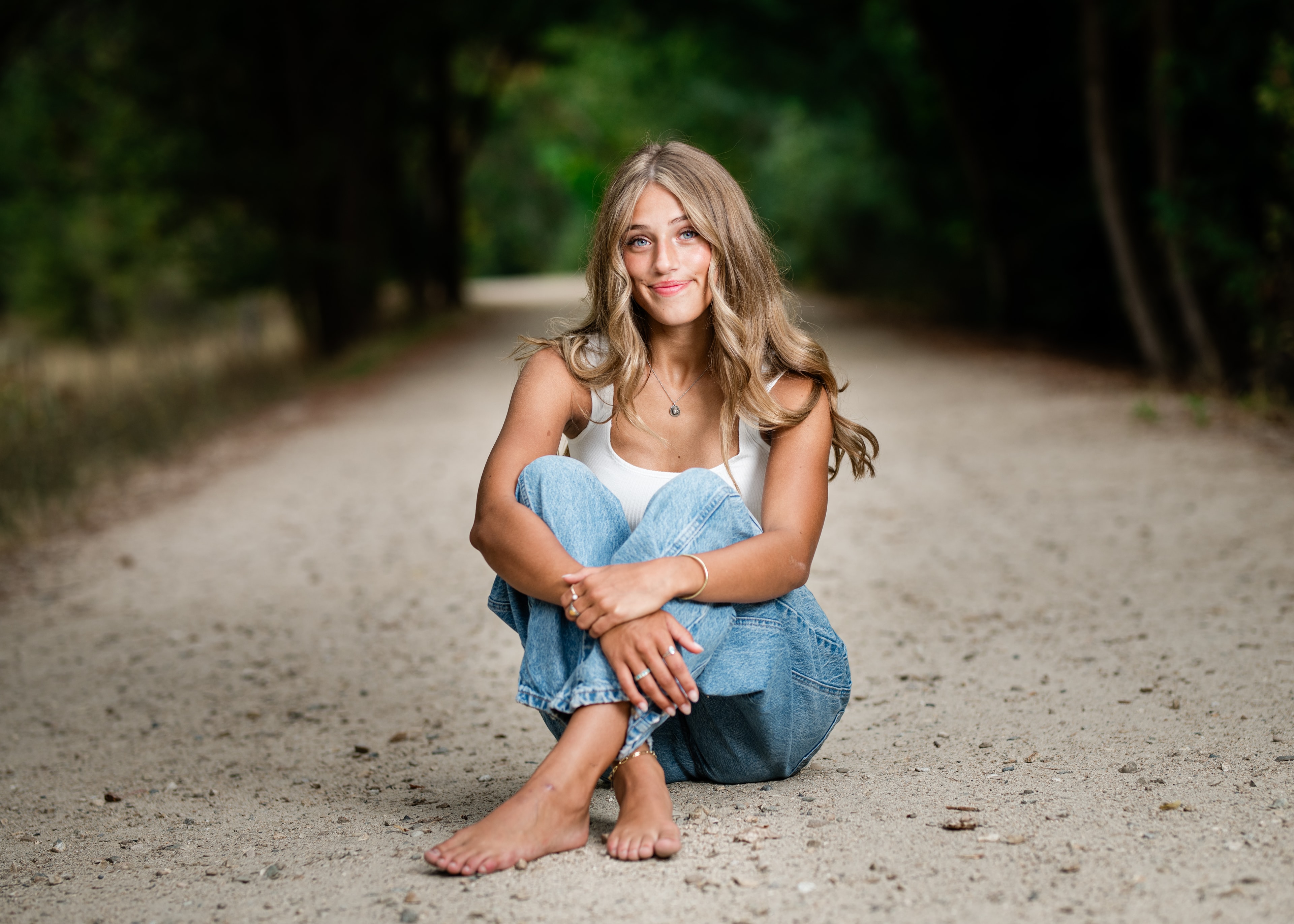 Senior portrait session Eagle Idaho — natural light outdoor photography